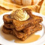 Pumpkin Spice French Toast with Sprouted Whole Grain Bread | Easy, Healthy, Plant-based
