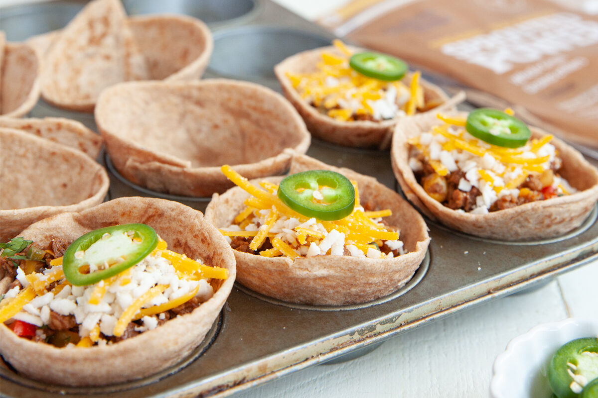 Veggie Taco Cups - Easy Recipe | Silver Hills Bakery