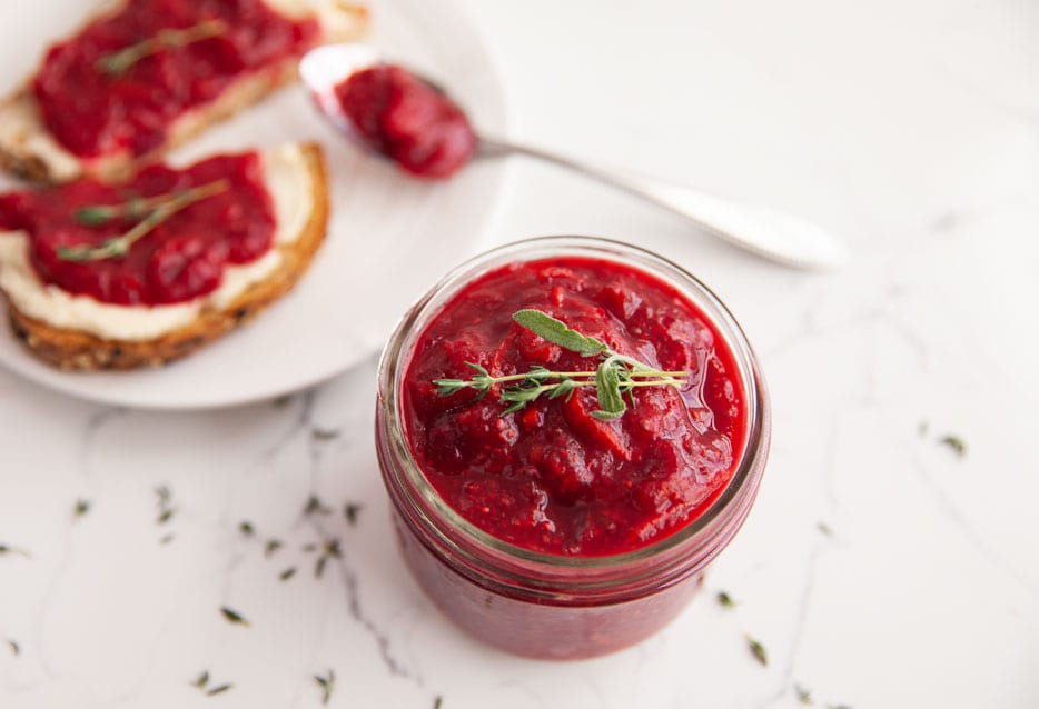 Our Orange Cranberry Chia Relish is a wow-worthy recipe for plant-based Thanksgiving joy