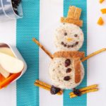 Packable DIY Snowman Made from Uncrustables Sandwiches