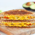 Fajita Grilled Cheese on Silver Hills Bakery Sprouted Power The Big 16 bread