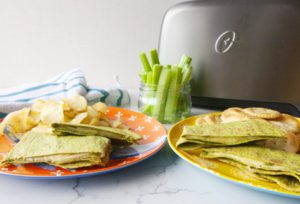 Toaster Quesadilla with simple cheese filling