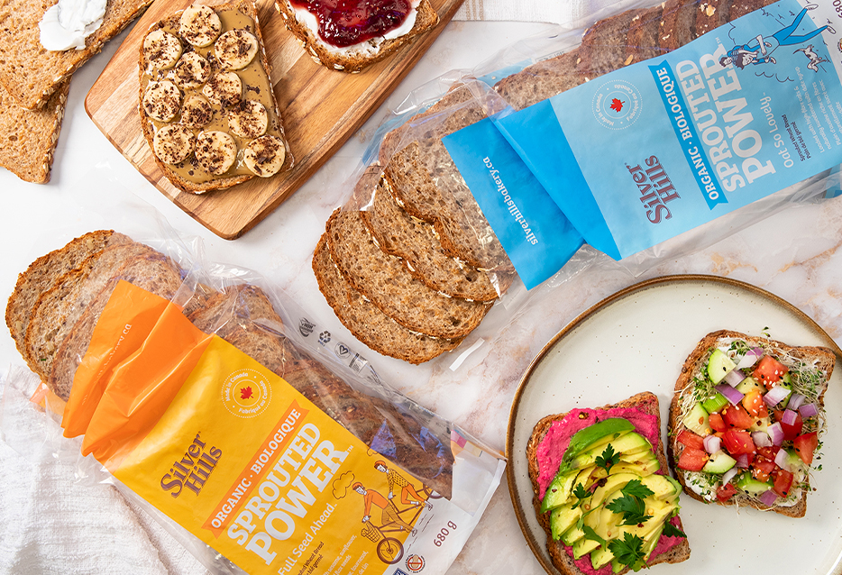 NEW! Silver Hills Bakery Organic Sprouted Breads