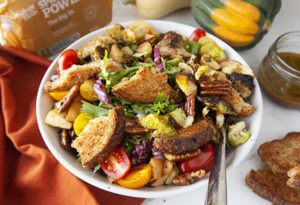 roasted brussels sprouts panzanella