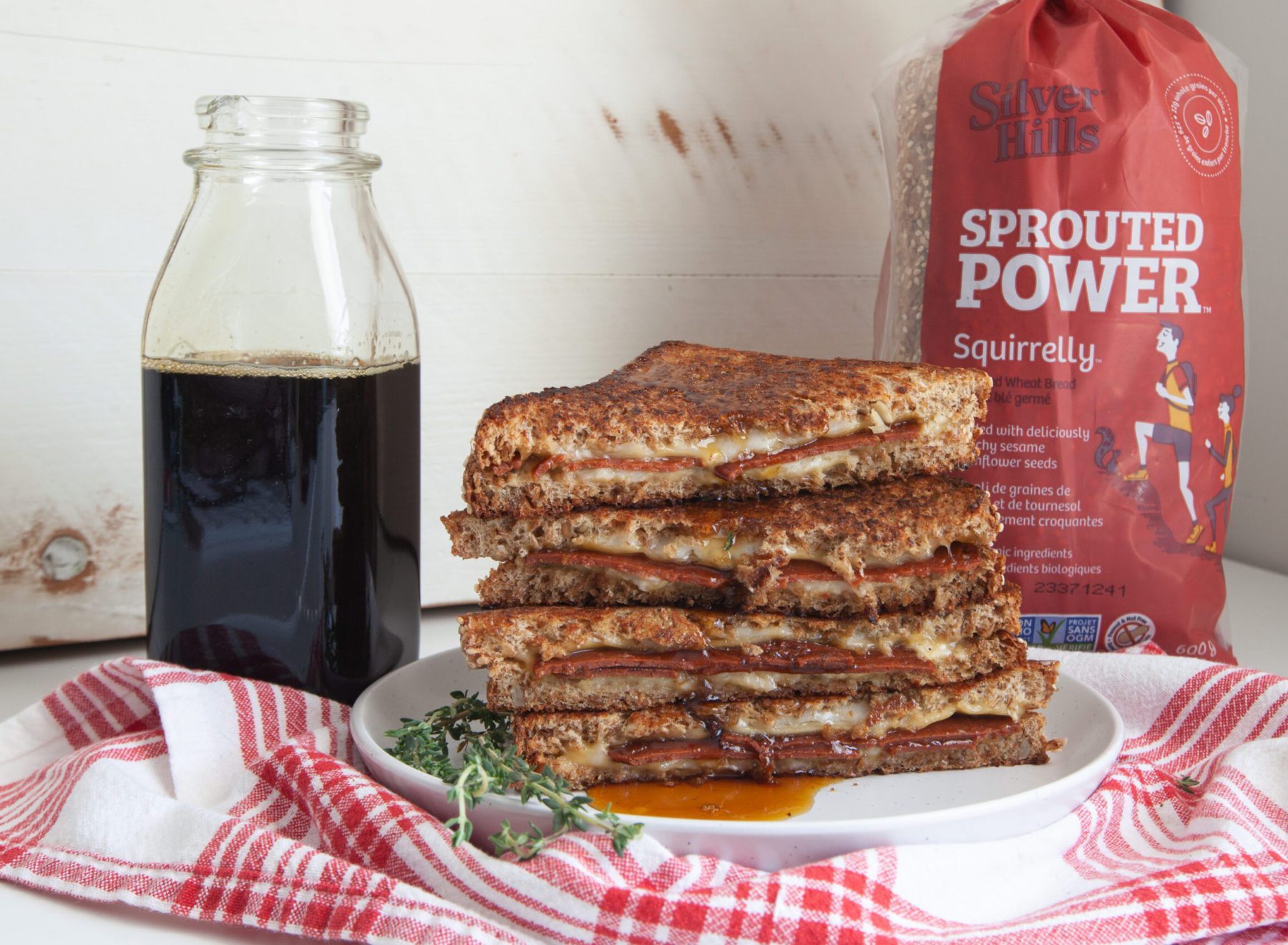 Plant-Based Maple Bacon Grilled Cheese
