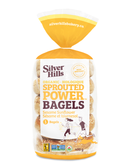 Silver Hills Bakery Sprouted Power Sesame Sunflower Bagels