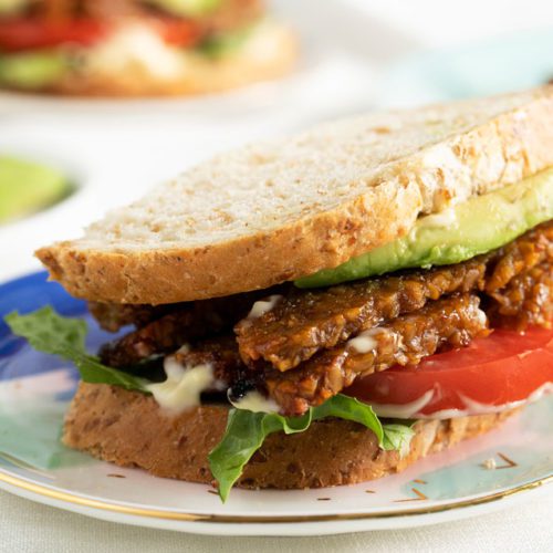 Joyous Health's Tempeh BLT Sandwich recipe