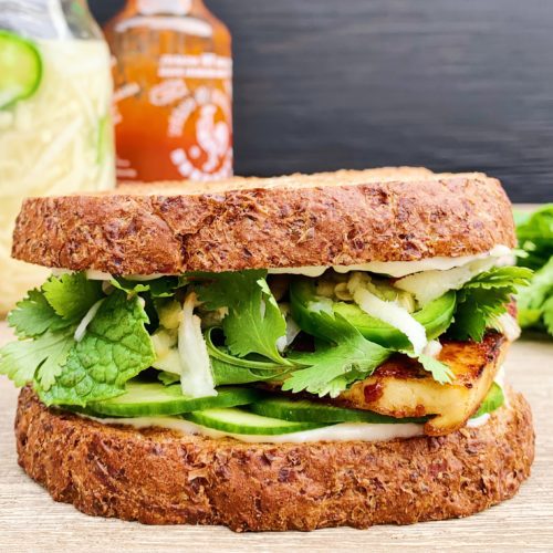 Desiree RD's Vegan Tofu Bahn Mi Sandwich recipe