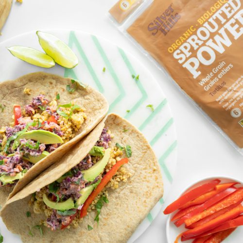Joyous Health's Tempeh Tacos with Purple Cabbage Slaw recipe