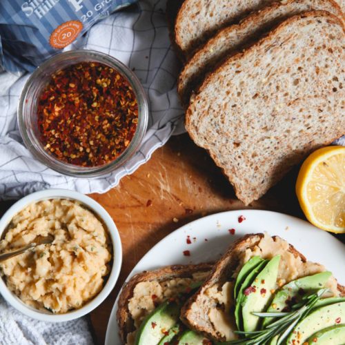 Bluebird Kisses' Vegan Protein Packed Sandwich with Sprouted Grains recipe