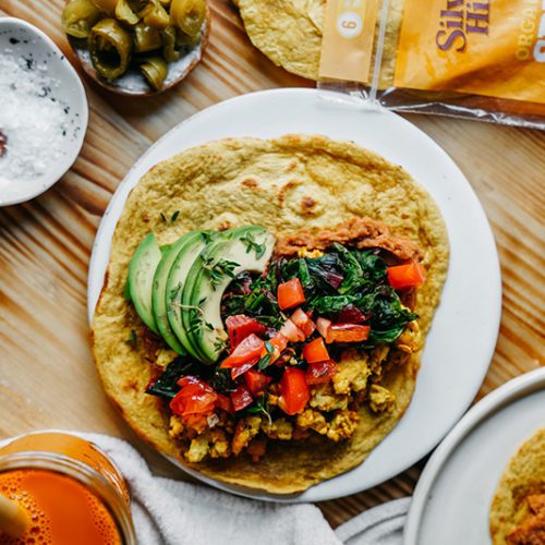 Food by Maria's plant-based Deconstructed Breakfast Burrito recipe
