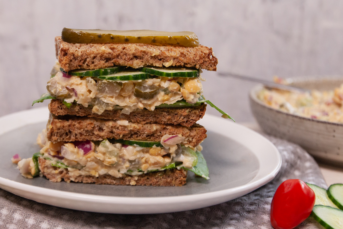 Vegan Chickpea Tuna Salad Sandwich