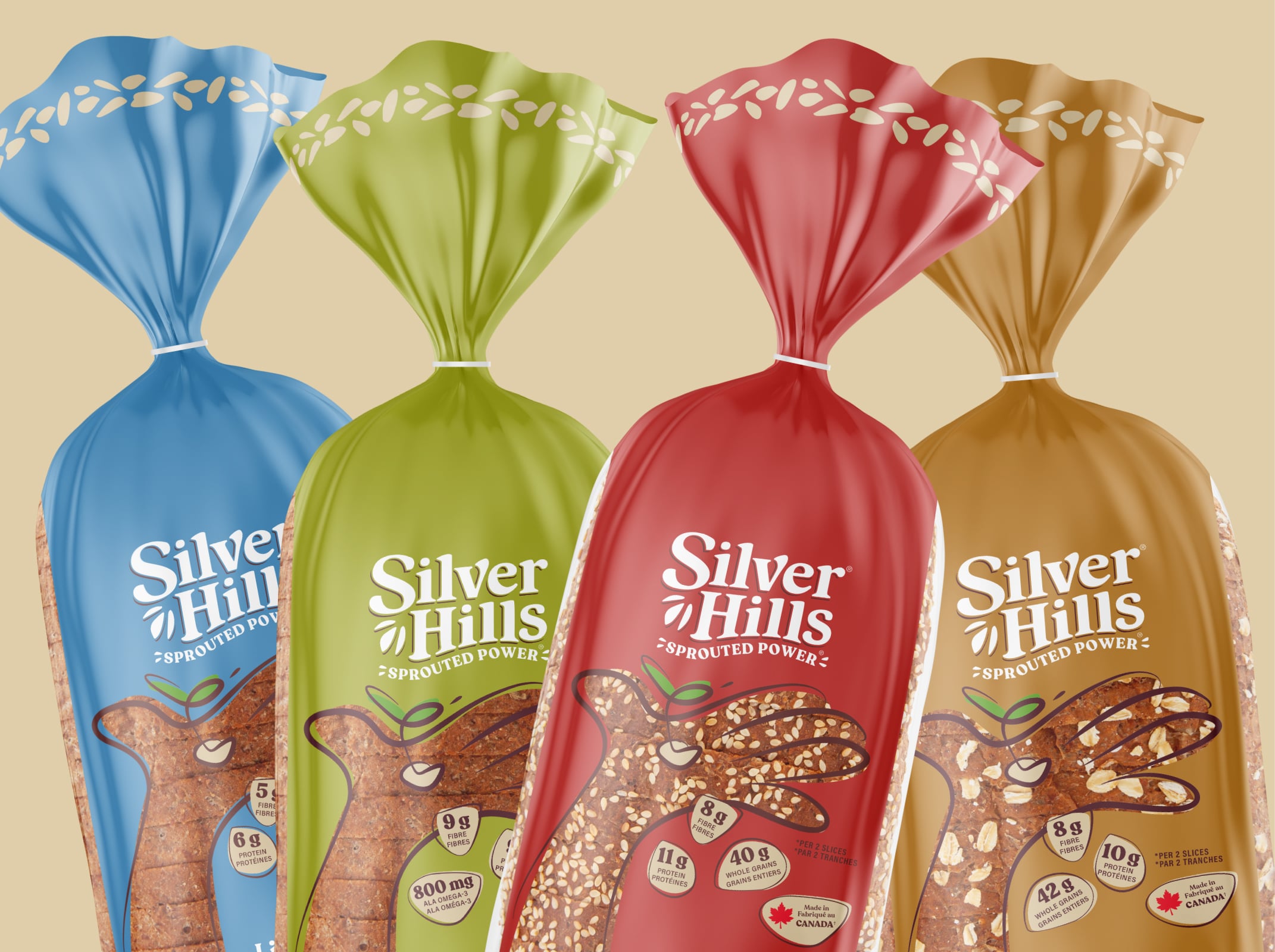 Silver Hills Bakery Little Big Bread, Omegamazing, Squirrelly and The Big 16 products