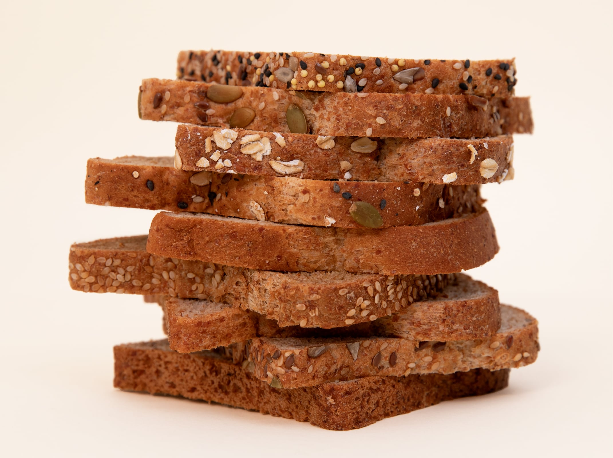 A Stack of Sprouted Sliced Bread
